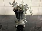 Oude gietijzeren Franse tuinvaas, Tuin en Terras, Ophalen of Verzenden, Zo goed als nieuw