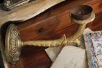 Antieke franse wand kandelaar bois dore 19e eeuw, Ophalen of Verzenden, Koper of Brons