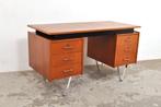 Vintage Tijsseling bureau teak buro mid century jaren 60, Huis en Inrichting, Bureaus, Ophalen of Verzenden, Gebruikt