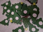 decoratiefiguren kerst kerstbomen met plakkers, Ophalen of Verzenden, Nieuw, Materiaal