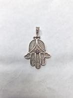 Hamsa hand met robijn 925, Sieraden, Tassen en Uiterlijk, Kettinghangers, Ophalen of Verzenden, Nieuw, Zilver, Zilver