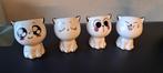Set van 4 schattige potjes in de vorm van katten., Ophalen of Verzenden, Nieuw