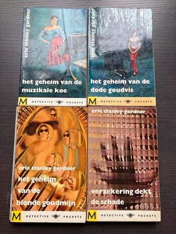 E.S. Gardner - 4 Detective Pockets beschikbaar voor biedingen