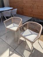 Ikea SEGERÖN Tuinstoel, wit/beige met kussen, Tuin en Terras, Ophalen, Gebruikt, Kunststof