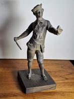 Antiek beeld van een tennisser., Antiek en Kunst, Ophalen of Verzenden