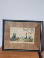 LOUIS DAUPHIN ( 1885 - 1926) GESIGNEERDE ets landschap, Antiek en Kunst, Kunst | Etsen en Gravures, Ophalen