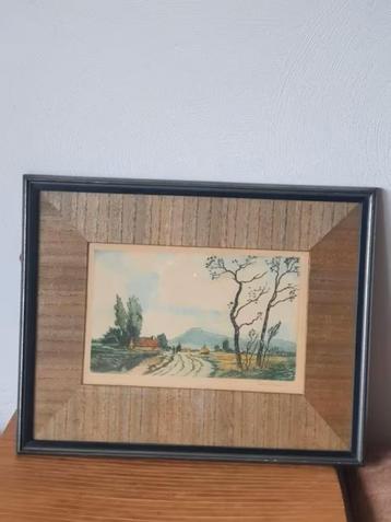 LOUIS DAUPHIN ( 1885 - 1926) GESIGNEERDE ets landschap beschikbaar voor biedingen