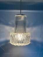 Glashütte Limburg kristal glazen vintage hanglamp met prisma, Huis en Inrichting, Lampen | Hanglampen, Ophalen of Verzenden, Gebruikt
