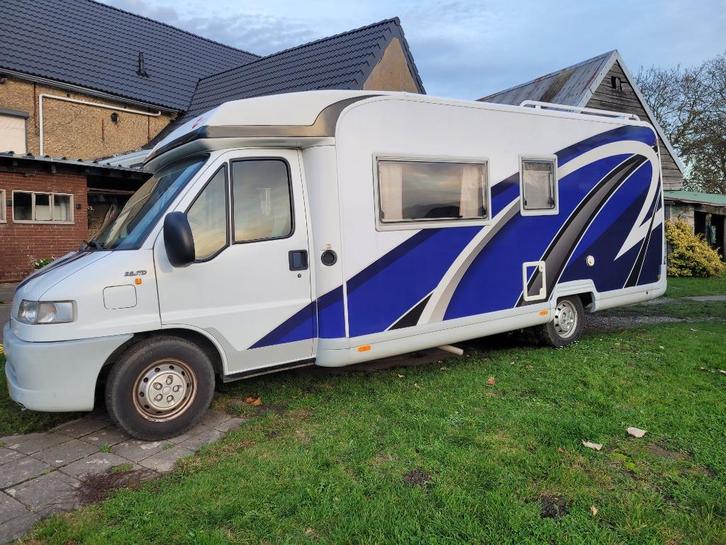 camper, Caravans en Kamperen, Campers, Particulier, tot en met 4, Half-integraal, Bürstner, Fiat, Diesel, Handgeschakeld, 6 tot 7 meter