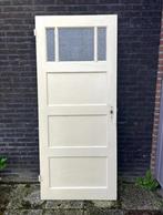 Gezocht paneeldeur jaren 30 met glas, Doe-het-zelf en Verbouw, 80 tot 100 cm, Binnendeur, Ophalen of Verzenden, 200 tot 215 cm