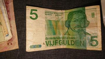 5 gulden biljet 1973 Vondel II beschikbaar voor biedingen