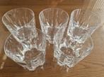 5 kristallen waterglazen, Antiek en Kunst, Antiek | Glas en Kristal, Ophalen of Verzenden