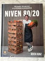 Niven Kunz 80/20 - Groenten kookboek, Boeken, Voorgerechten en Soepen, Ophalen of Verzenden, Zo goed als nieuw, Gezond koken