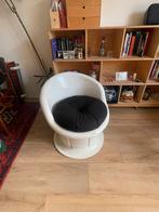 Vintage Ikea Popptorp Stoel - Space Age Design, Ophalen, Kunststof, Gebruikt, Wit