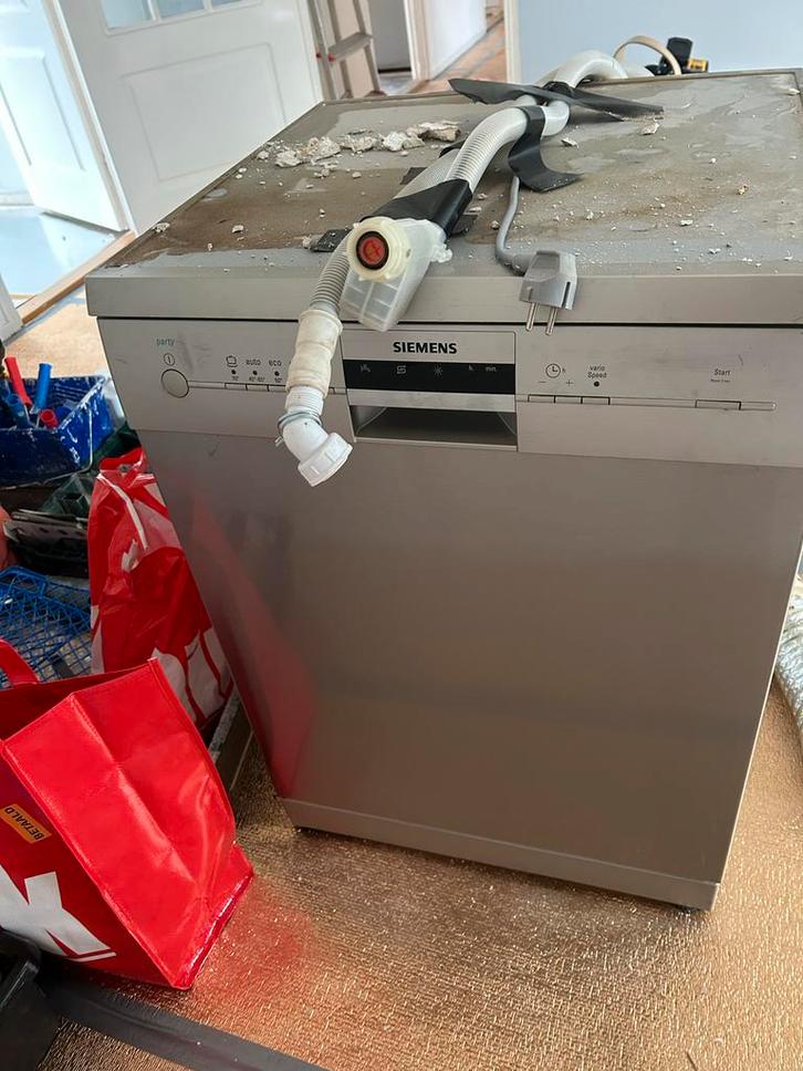 Siemens Vaatwasser - Vrijstaand, Witgoed en Apparatuur, Vaatwasmachines, Gebruikt, Vrijstaand, 85 tot 90 cm, 45 tot 60 cm, 10 tot 14 liter