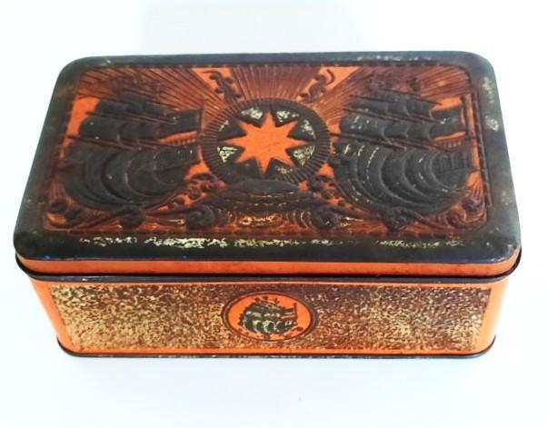 Blikken trommel Ster tabak, Verzamelen, Blikken, Gebruikt, Overige, Overige merken, Ophalen