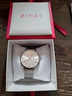 Zilverkleurig Zinzi horloge, Sieraden, Tassen en Uiterlijk, Horloges | Dames, Ophalen of Verzenden, Gebruikt, Staal, Overige merken