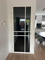 Nieuw! Witte Svedex maatwerk binnendeur –NDB905 met rookglas, Ophalen, 80 tot 100 cm, 215 cm of meer, Binnendeur