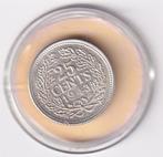 25 Cent 1943 EP met randkrasje, Postzegels en Munten, Munten | Nederland, Verzenden, Zilver, 25 cent, Koningin Wilhelmina
