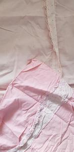 Een persoons licht roze dekbedhoes overtrek dek bed, Gebruikt, Ophalen of Verzenden, Roze