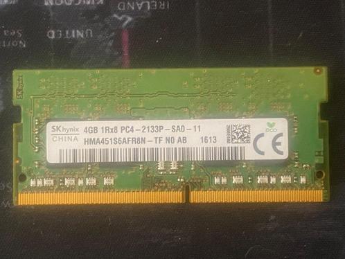 4GB DDR4 Laptop RAM (1Rx8) SK Hynix PC4-2133P HMA451S6AFR8N, Computers en Software, RAM geheugen, Gebruikt, Laptop, 4 GB, DDR4