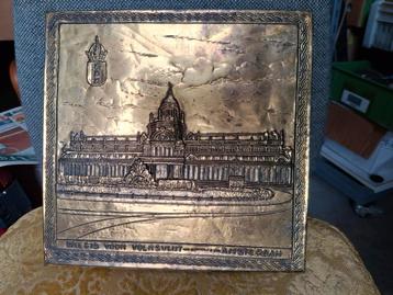 Koperen Plaat Paleis voor Volksvlijt Amsterdam beschikbaar voor biedingen