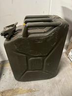 Jerrycan leger 20L staal, Ophalen of Verzenden, Zo goed als nieuw