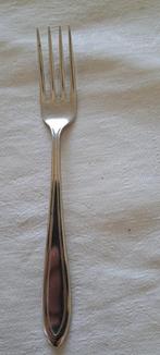 Verzilverde kindervork en -lepel en losse theelepels, Ophalen of Verzenden, Zo goed als nieuw, Zilver, Los bestek