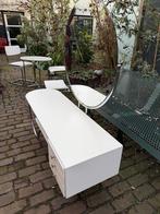 Vintage buisframe kaptafel Auping jaren 30-40 van Reynsdorp, Ophalen, Gebruikt, 100 tot 150 cm, Gispen Buisframe Bauhaus Tecta Fana,