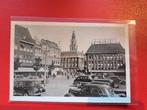 Ansichtkaart Groningen Vismarkt veel oude auto's, Verzamelen, Verzenden, 1940 tot 1960, Gelopen, Groningen