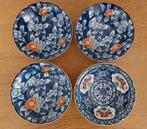 Chinese Japanse schaaltjes kommetjes kom blauw rode bloemen, Huis en Inrichting, Keuken | Servies, Ophalen of Verzenden, Zo goed als nieuw