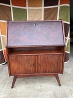Vintage Scandinavisch secretaire kast jaren 50, Ophalen, Gebruikt