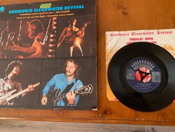 Creedence Cleaerwater Revival LP + single beschikbaar voor biedingen