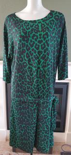 Ambika prachtige groene luipaard jurk M 38 40 10 euro incl, Kleding | Dames, Jurken, Ambika, Groen, Knielengte, Maat 38/40 (M)