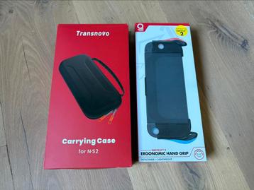 Nintendo Switch 2 hardcase + Ergonomische hand grip beschikbaar voor biedingen