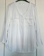 Mooie zomerblouse mt 50/52, Ophalen of Verzenden, Zo goed als nieuw, Wit, Blouse of Tuniek