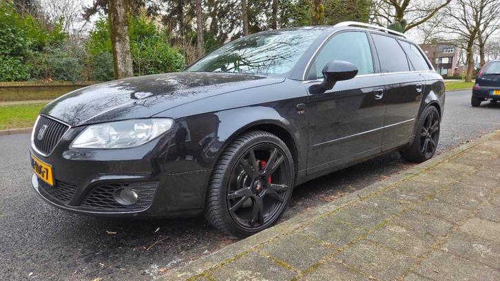 Seat Exeo 1.8TSI 118KW ST 2012 Zwart, Auto's, Seat, Particulier, Exeo, ABS, Airbags, Airconditioning, Alarm, Bluetooth, Boordcomputer