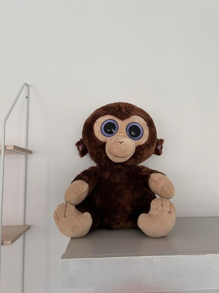 Grote ty aap knuffel 42cm!, Kinderen en Baby's, Speelgoed | Knuffels en Pluche, Zo goed als nieuw, Overige typen, Ophalen of Verzenden