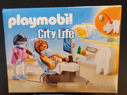 playmobil city life tandarts 70198 nieuw maar doos is los ge, Kinderen en Baby's, Speelgoed | Playmobil, Nieuw, Complete set, Ophalen of Verzenden