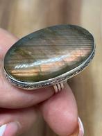 Labradoriet Edelsteenring Handgemaakt - Maat 16.5, Sieraden, Tassen en Uiterlijk, Ringen, Overige materialen, Nieuw, Ophalen of Verzenden