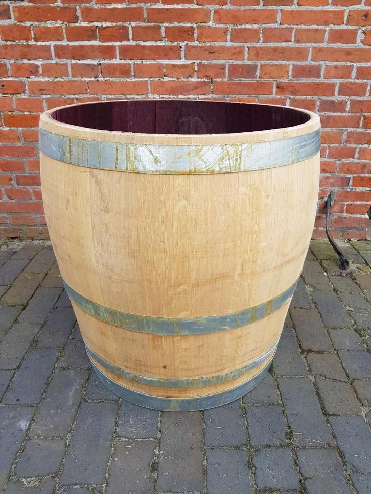 houten plantenbak, wijnvat, regenton, Tuin en Terras, Bloembakken en Plantenbakken, Zo goed als nieuw, Hout, Binnen, Balkon, Tuin