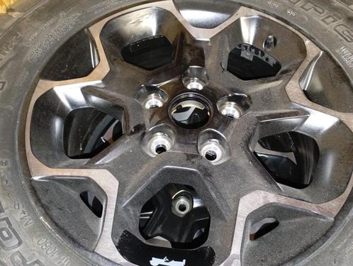 Jeep Rubicon Velgen 17" met BF Goodrich Banden, Auto-onderdelen, Banden en Velgen, Banden en Velgen, All Season, 17 inch, 255 mm