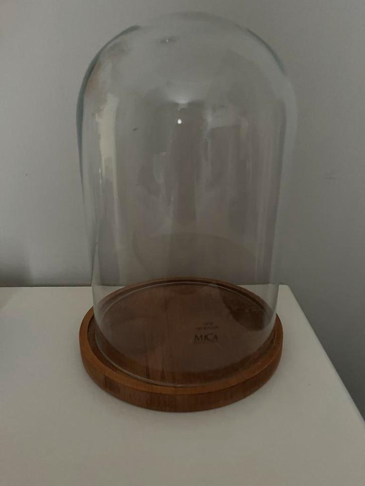 Glazen Stolp Mica Decorations - 31cm hoog, Huis en Inrichting, Woonaccessoires | Stolpen, Zo goed als nieuw, Ophalen of Verzenden