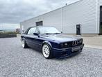 BMW Cabriolet 325i M-Tech 2 Edition e30 1991 Blauw Metallic, Auto's, 65 €/maand, Gebruikt, Zwart, 2494 cc