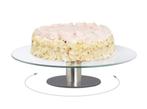 Draaibaar Taartplateau op voet – Ø 30 cm -nieuw, Ophalen of Verzenden, Nieuw, Taarten of Cupcakes, Serveervorm