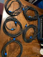 Set van 5 Speaker Kabels - Neutrik Connectors, Ophalen of Verzenden, Gebruikt, Apparatuur