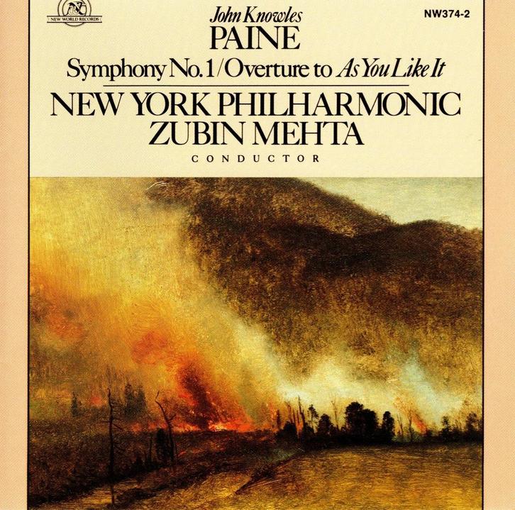 Paine - Symphony No.1 & overture "As You Like It" door Mehta, Cd's en Dvd's, Cd's | Klassiek, Zo goed als nieuw, Orkest of Ballet
