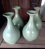 Vintage groene keramische vazen set, Antiek en Kunst, Antiek | Keramiek en Aardewerk, Ophalen of Verzenden