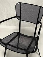 Jaren 50 eettafelstoel vintage eetkamerstoel design stoel, Huis en Inrichting, Stoelen, Ophalen, Gebruikt, Zwart, Vintage