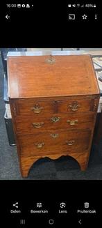 Engelse secretaire ca 1800 klein model TOP, Antiek en Kunst, Antiek | Meubels | Kasten, Ophalen